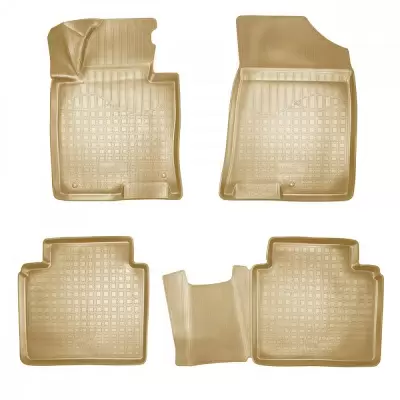 Коврики салонные для Hyundai Sonata VI (YF) (2010-2017) (бежевый)