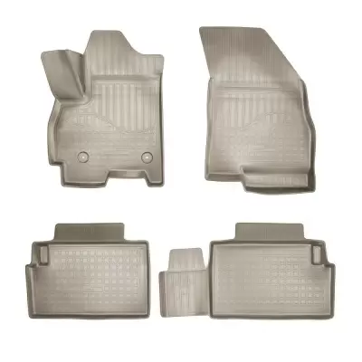 Коврики салонные для Chery Tiggo 4 (T19FL2) 3D (2024) (бежевый)