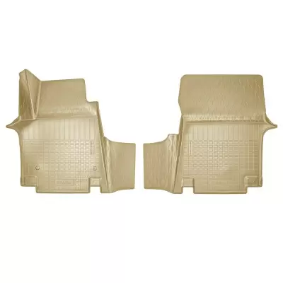 Коврики салонные для Hyundai Staria 3D (2021) (1 ряд 8 мест) (бежевый)