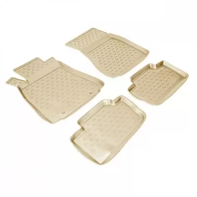 Коврики салонные для Lexus GX II (2009-2013) (3 ряд) (бежевый)