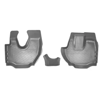 Коврики салонные для Dongfeng Captain-T 3D (2022) (серый)