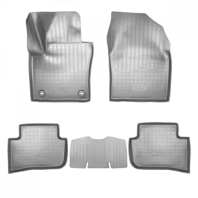 Коврики салонные для Toyota C-HR 3D (2016) (передний привод) (серый)