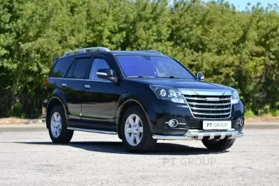 Защита переднего бампера двойная с зубьями O63/63 мм (НПС) Great Wall HOVER H3 с 2017 от Интернет-Магазина Autoboks.kz