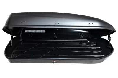 Автобокс Modula Cubo 460 черный матовый одностороннее 460 л от интернет-магазина AUTOBOKS.kz. 