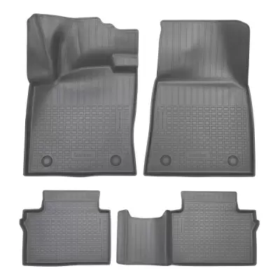 Коврики салонные для Faw Bestune B70 3D (2020) (серый)