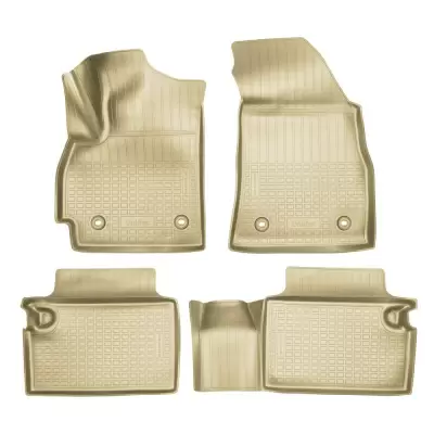 Коврики салонные для OMODA C5 3D (2022) (бежевый)