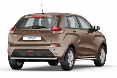 Защита заднего бампера одинарная O51 мм (НПС) LADA XRAY с 2016 от Интернет-Магазина Autoboks.kz