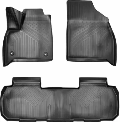 Коврики салона полиуретановые TRAVERSE II (1 и 2 ряд)