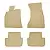 Коврики салонные для Audi A4 (B5:8D) (1995-2001) (бежевый) от интернет-магазина AUTOBOKS.kz. 
