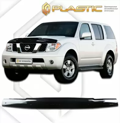 Мухобойка (дефлектор капота) для Nissan Terrano 2005-2007 (арт. 2010010100964)