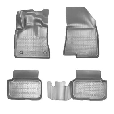 Коврики салонные для Dacia Logan III 3D (2020) (серый)