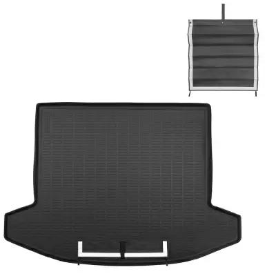 Коврики в багажное отделение с текстильным фартуком для SOUEAST S07 (2024)