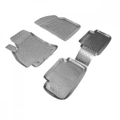 Коврики салонные для Volkswagen Touran III (5T) 3D (2015) (серый)