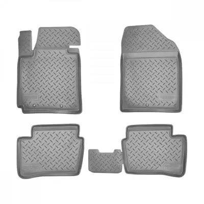 Коврики салонные для Kia Picanto (BA) (2004-2011) (серый)