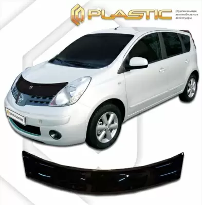 Мухобойка (дефлектор капота) для Nissan Note 2006-2008 (арт. 2010010101152)