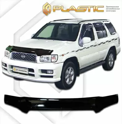 Мухобойка (дефлектор капота) для Nissan Terrano 2002 (арт. 2010010105419)