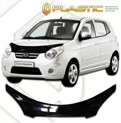 Мухобойка (дефлектор капота) для Kia Picanto 2007 (арт. 2010010106034)