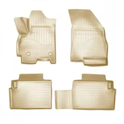 Коврики салонные для Chery Tiggo 4 (I) 3D (2017) (бежевый)