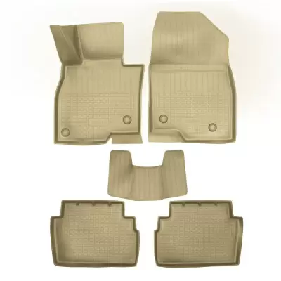 Коврики салонные для Mazda CX-4 I рестайлинг (2019) (бежевый)