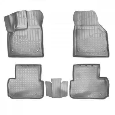 Коврики салонные для Land Rover Discovery V 3D (2016) (серый)