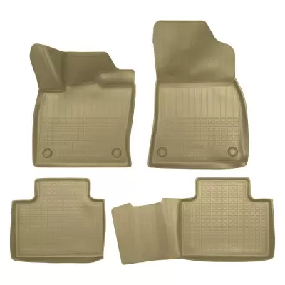 Коврики салонные для Geely Atlas II 4WD (2023) (бежевый)