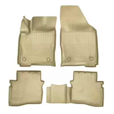Коврики салонные для Chery Arrizo 5Plus 3D (2021) (бежевый)