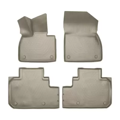 Коврики салонные для LiXiang L9 (1,2 ряд) (2022) (бежевый)