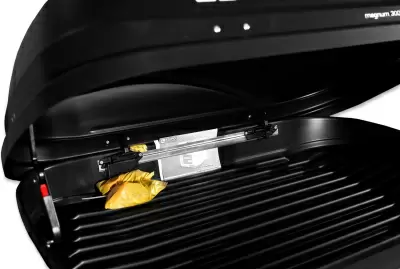 Автобокс ED Магнум 300 (белый, тиснение карбон) от интернет-магазина AUTOBOKS.kz. 