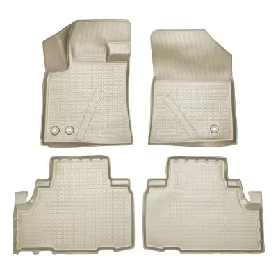 Коврики салонные для Changan CS75 Plus (I,II,III поколение) (2019-2025) (бежевый)