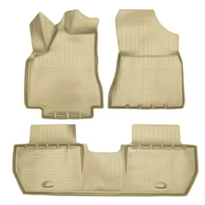 Коврики салонные для Opel Combo Life 3D (2021) (бежевый)
