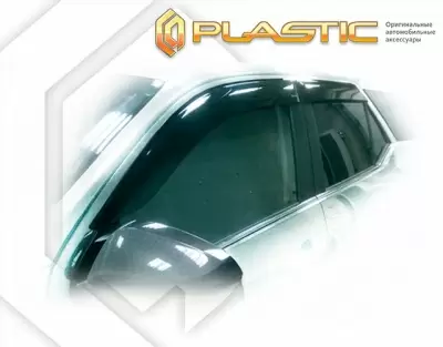 Ветровик на дверь CA Plastic 2010030313177 для Toyota Fortuner 2015+
