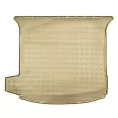 Коврики в багажное отделение для Isuzu MU-X II (2020) (сложенный 3 ряд) (бежевый)