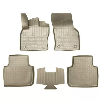 Коврики салонные для Volkswagen Tayron X (2025) (бежевый)