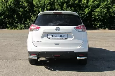 Защита заднего бампера угловая O63 мм (НПС) Nissan X-TRAIL с 2015 от Интернет-Магазина Autoboks.kz