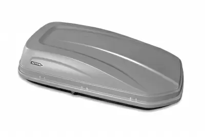 Автобокс на крышу PT-Group Аэродинамический "ACTIVE S" Серый ДВУСТОРОННЕЕ открывание от интернет-магазина AUTOBOKS.kz. 