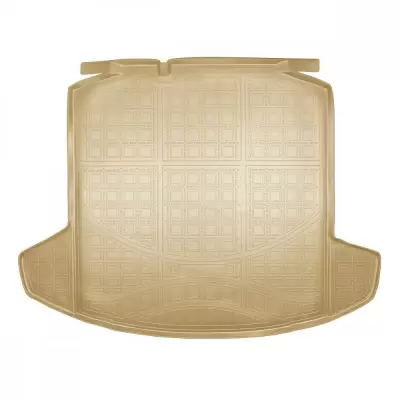 Коврики в багажное отделение для Skoda Rapid (NH) (HB) (2013) (бежевый)