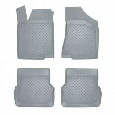 Коврики салонные для Volkswagen Passat B3 (1988-1993)\ Volkswagen Passat B4 (1993-1997) (серый)