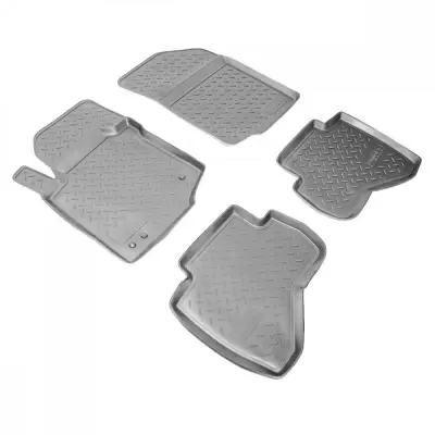 Коврики салонные для Opel Zafira C (2012) (3 ряд) (серый)