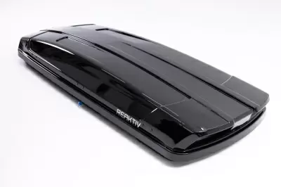 Автобокс REAKTIV Uragan 740 черный глянцевый двустороннее 740 л