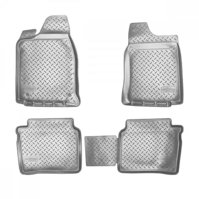 Коврики салонные для UAZ Patriot (2014) (зад)\ UAZ Pickup (2014) (зад) (серый)