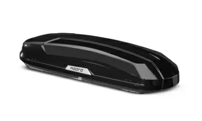 Автобокс Hapro Trivor 640 (640 л) черный глянцевый двустороннее от интернет-магазина AUTOBOKS.kz. 