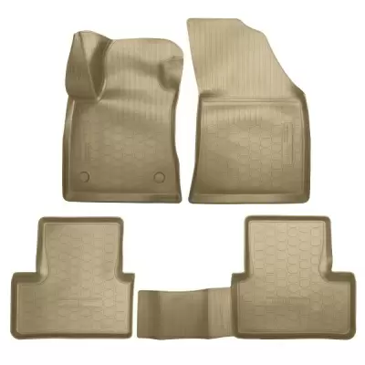 Коврики салонные для Renault Megane IV SD 3D (2016) (бежевый)