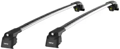 Багажник на крышу Turtle Air2 для Hyundai Bayon 2021-2025 серебристый