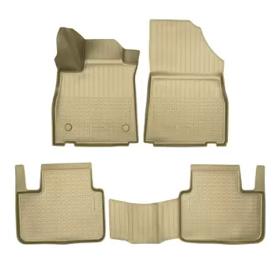 Коврики салонные для Renault Talisman 3D (2015) (бежевый)