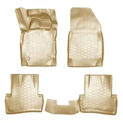Коврики салонные для Renault Arkana 3D (2019) (бежевый)