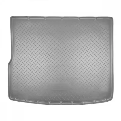 Коврики в багажное отделение для Volkswagen Touareg (2010) (4-х зонный климат контроль) (серый)