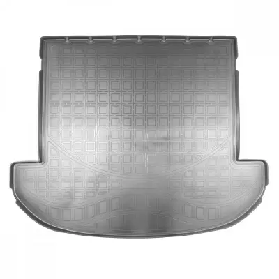 Коврики в багажное отделение для Hyundai Santa Fe (2018) (7 мест, длинный) (серый)