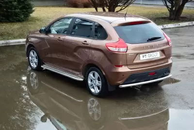 Защита заднего бампера одинарная O51 мм (НПС) LADA XRAY с 2016 от Интернет-Магазина Autoboks.kz