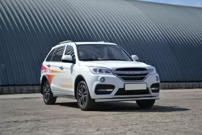 Защита переднего бампера одинарная O63 мм (НПС - нерж.) LIFAN X60 с 2017 от Интернет-Магазина Autoboks.kz