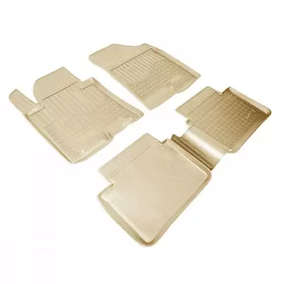 Коврики салонные для Hyundai i20 II (GB) 3D (2014) (бежевый)